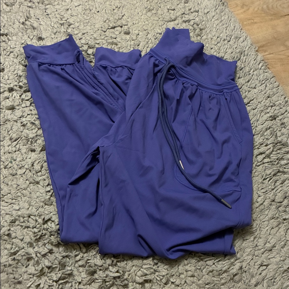 NWT Halara Softlyzero™ Plush High Waist Drawstring Plain Full Length Joggers